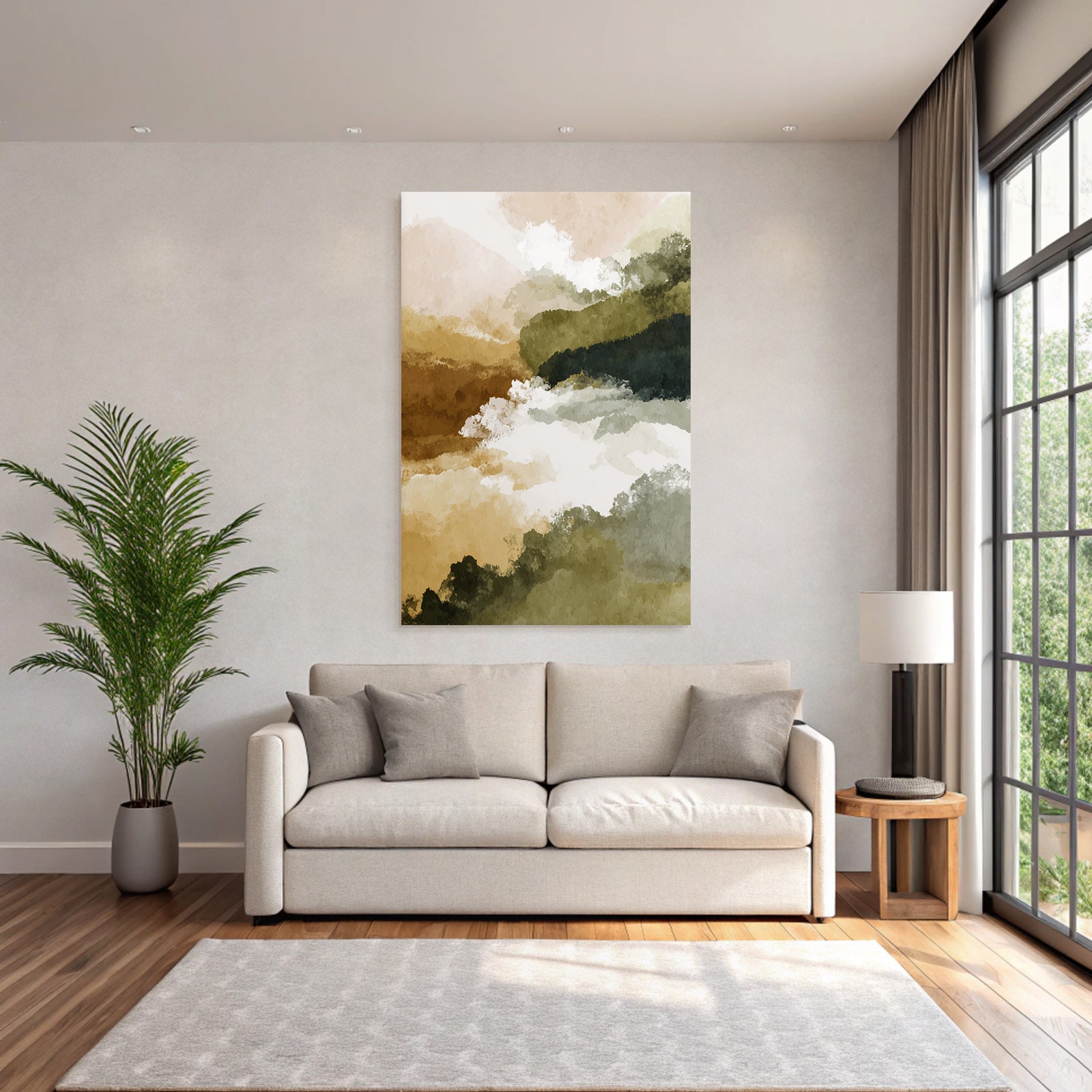 Abstract Landscape Soft Colors