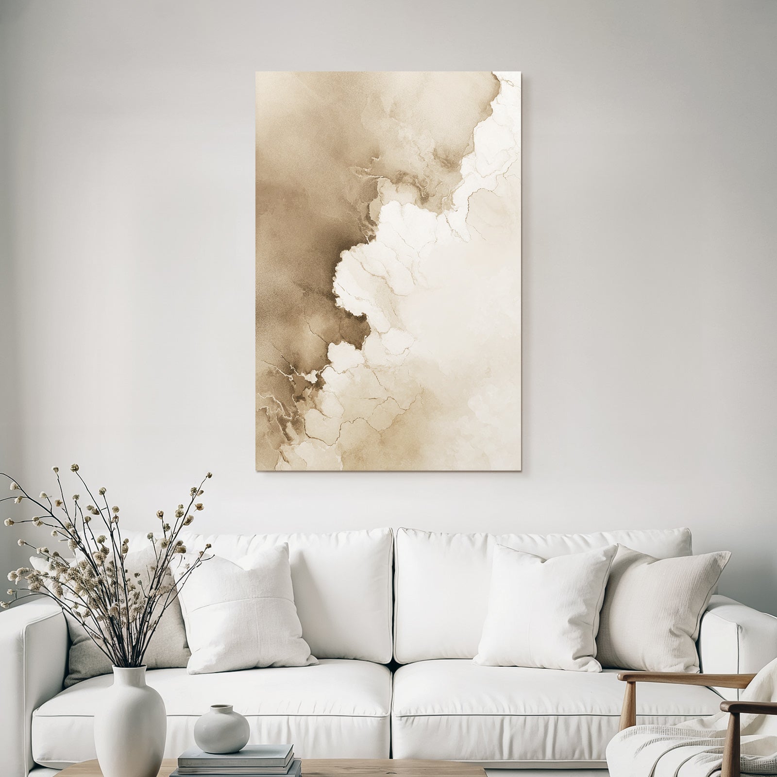 Abstract Watercolor Organic Shapes
