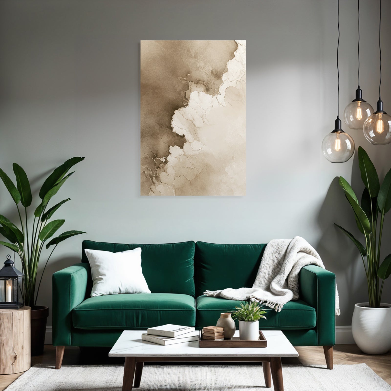 Abstract Watercolor Organic Shapes