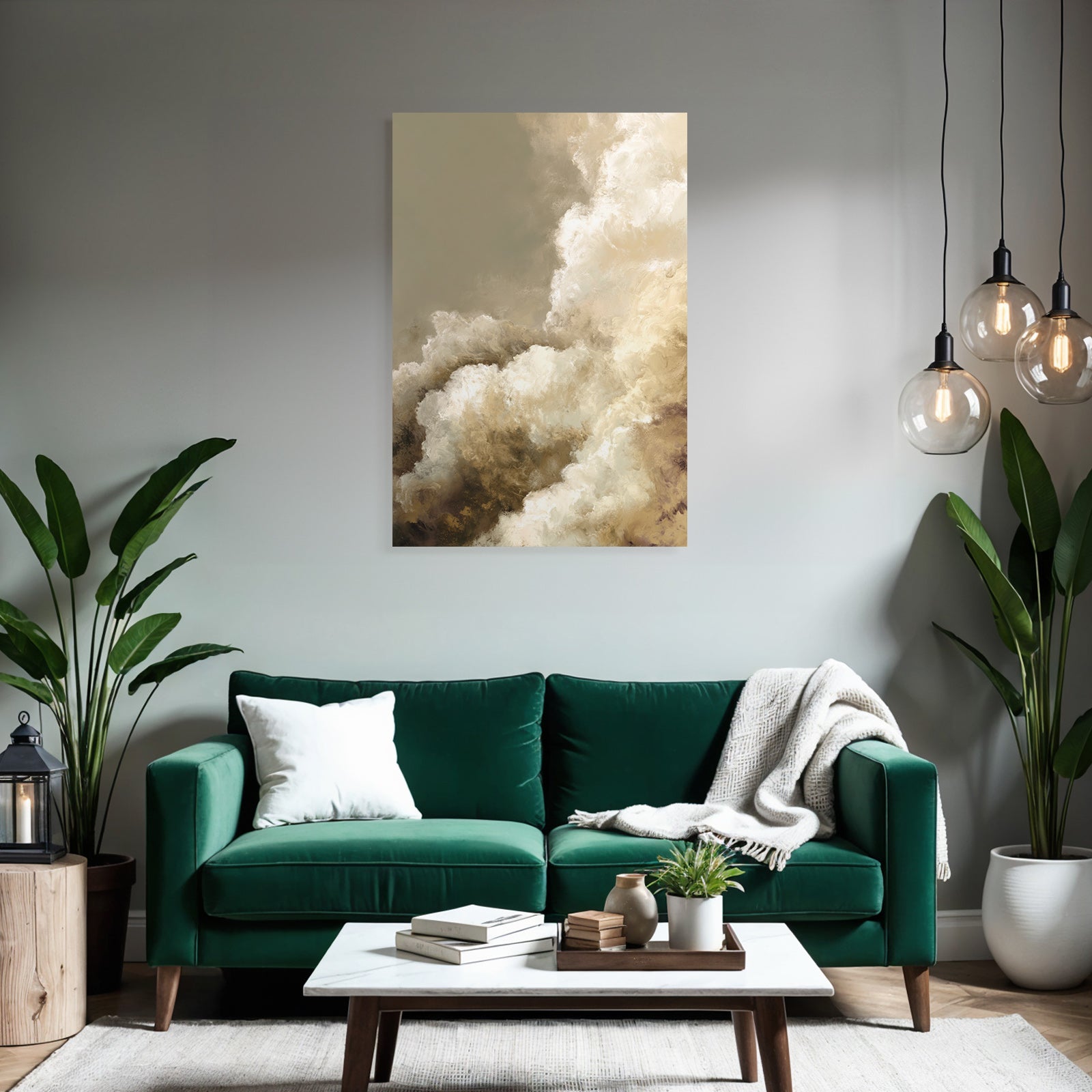 Abstrakte Wolken Darstellung Sanfte Farben Und Texturen