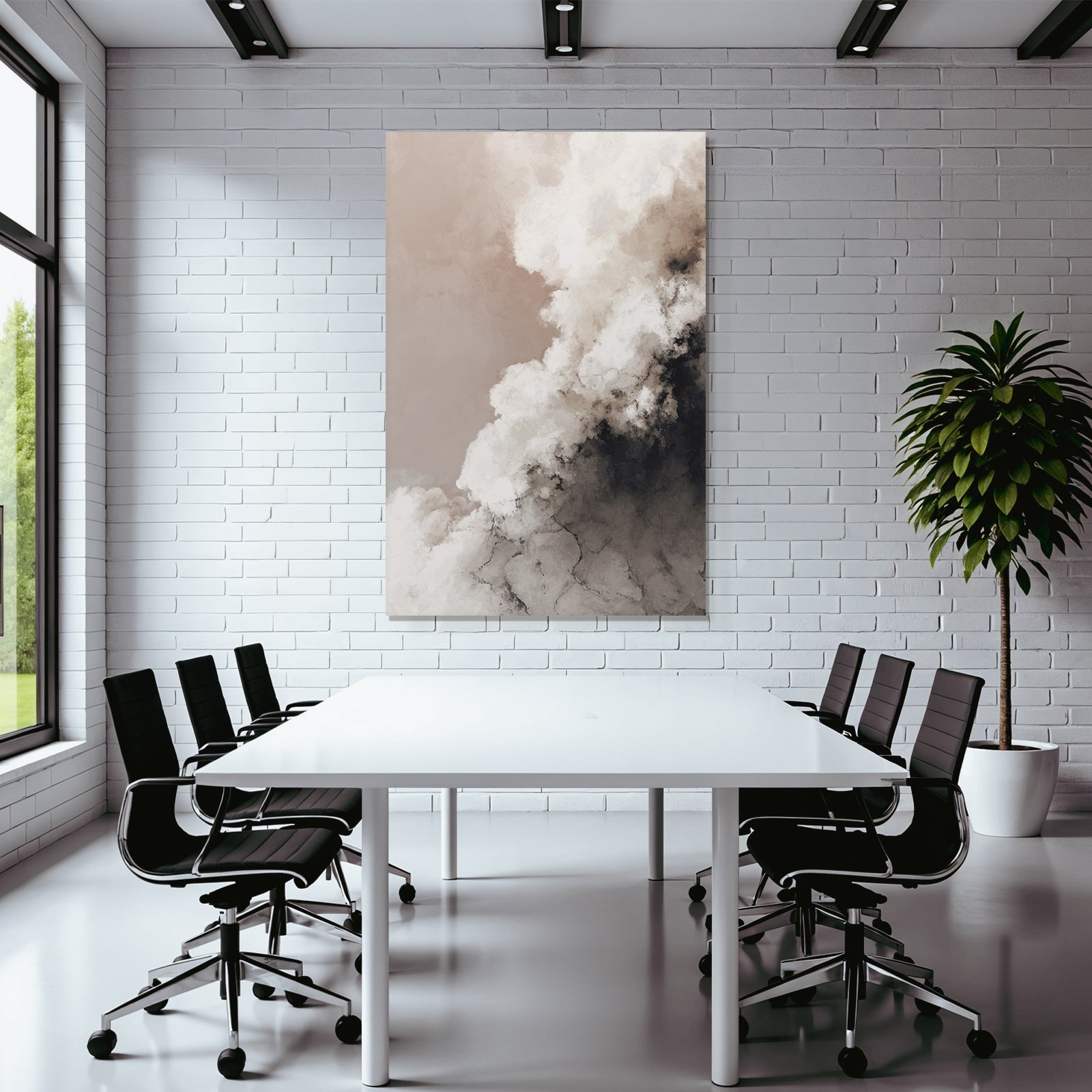 Abstract clouds in soft colors and textures