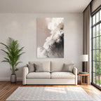 Abstract clouds in soft colors and textures