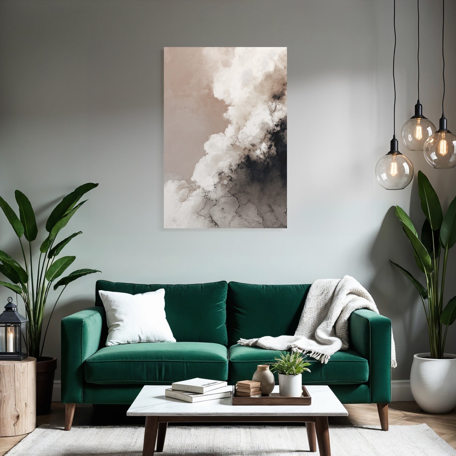 Abstract clouds in soft colors and textures