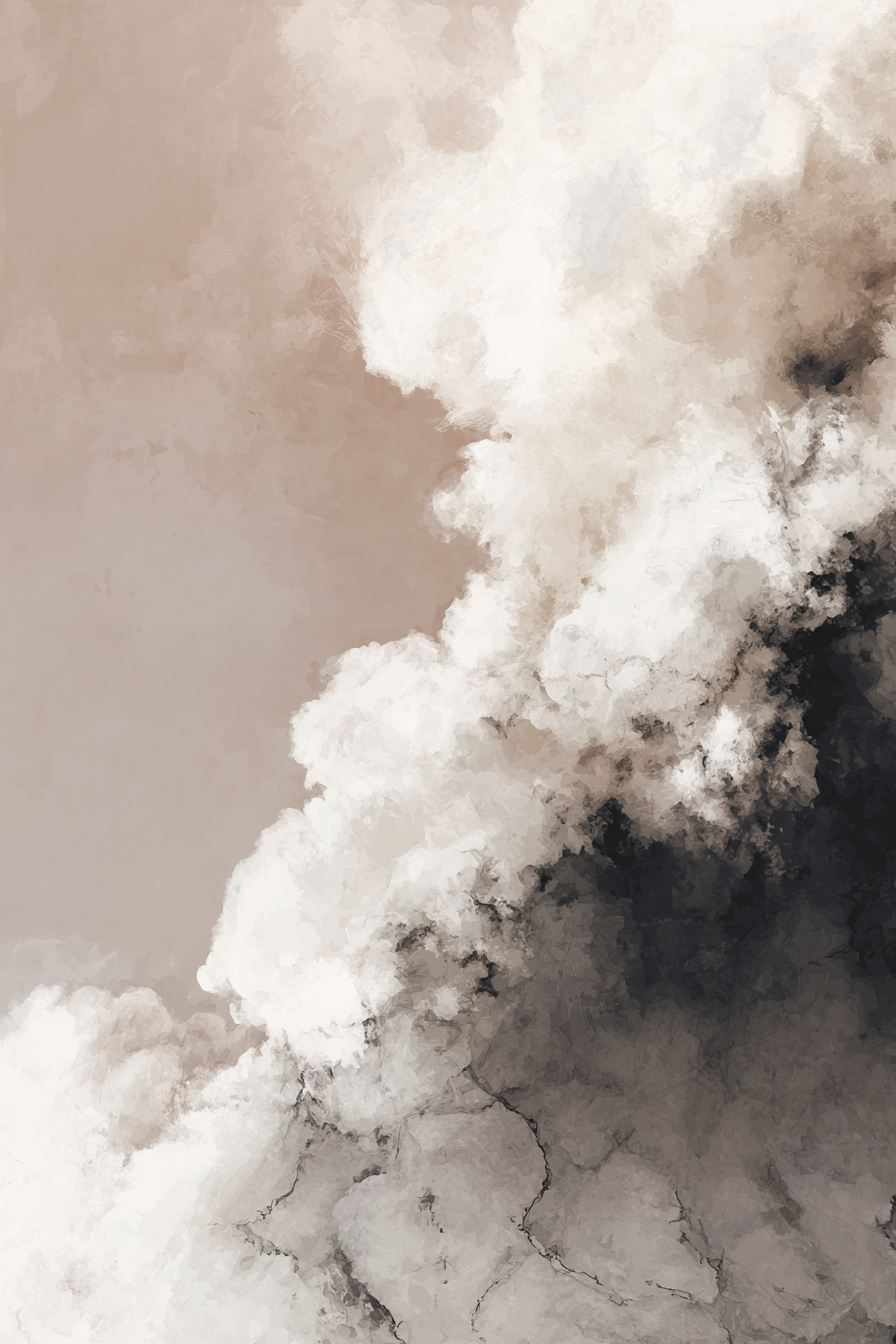 Abstrakte Wolken In Sanften Farben Und Texturen | Japandi | Einrichtungsstile