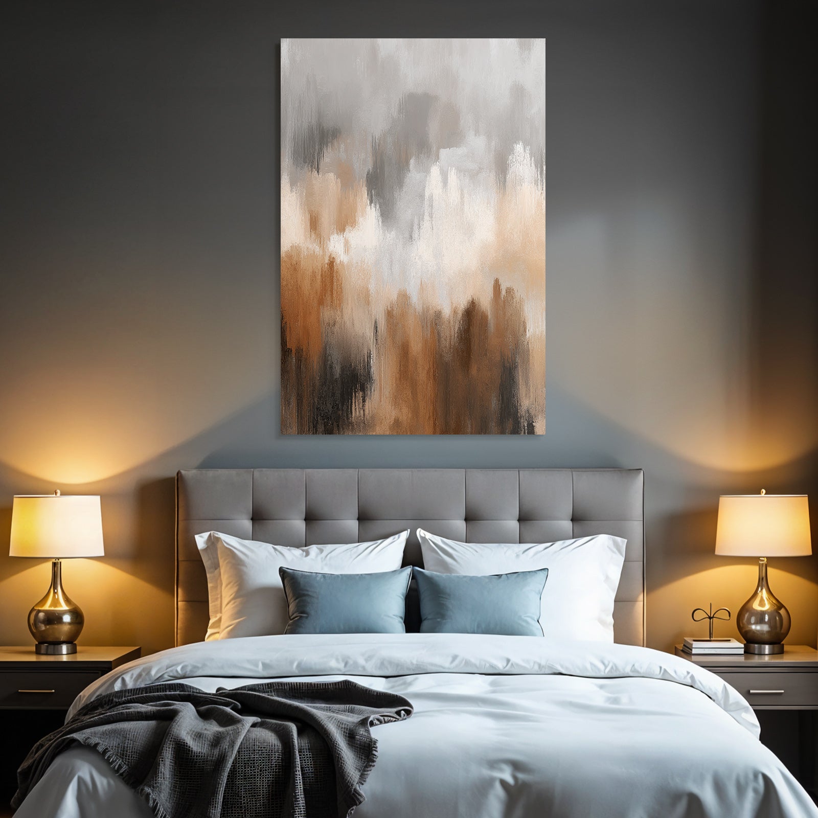 Abstract Image With Neutral And Earthy Tones