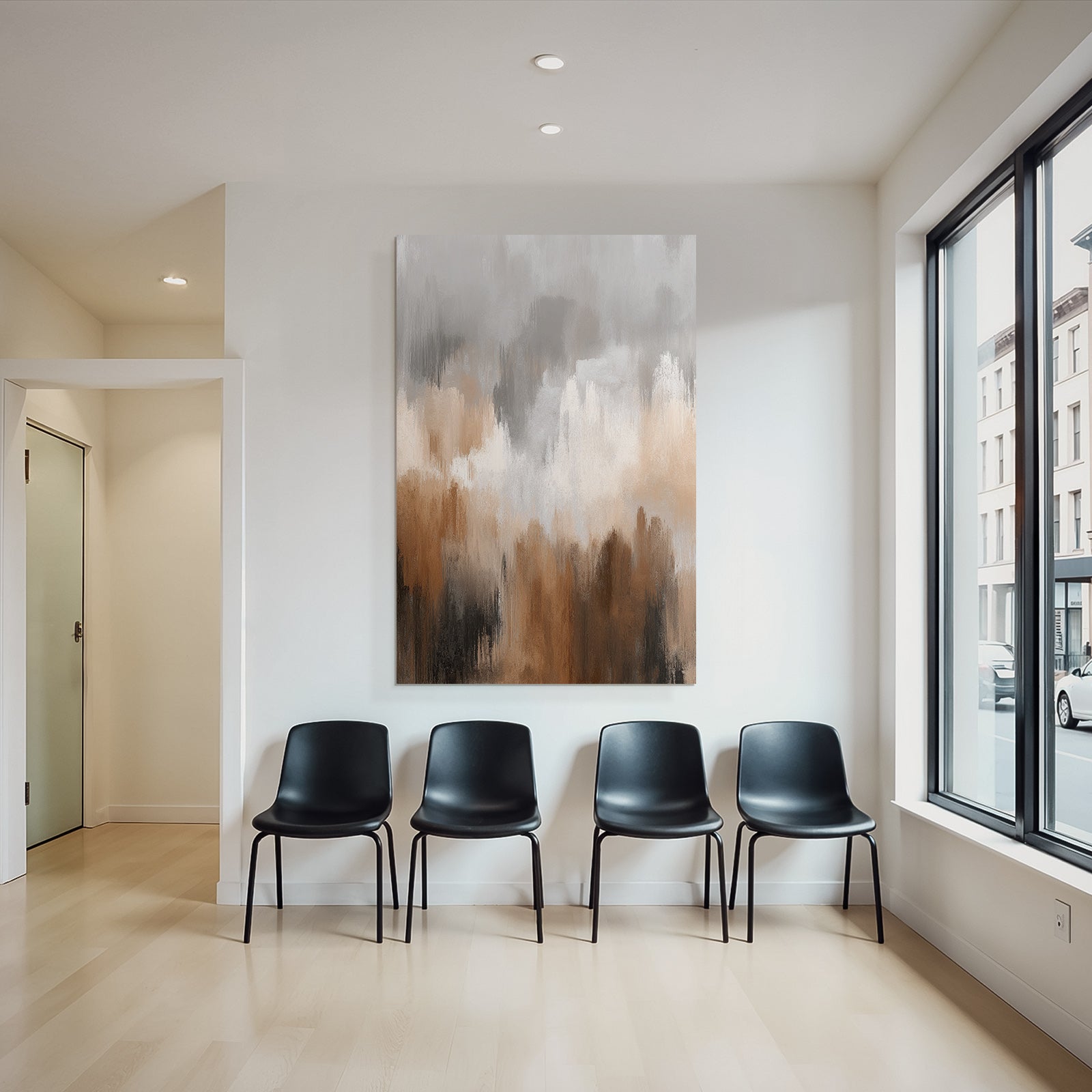 Abstract Image With Neutral And Earthy Tones