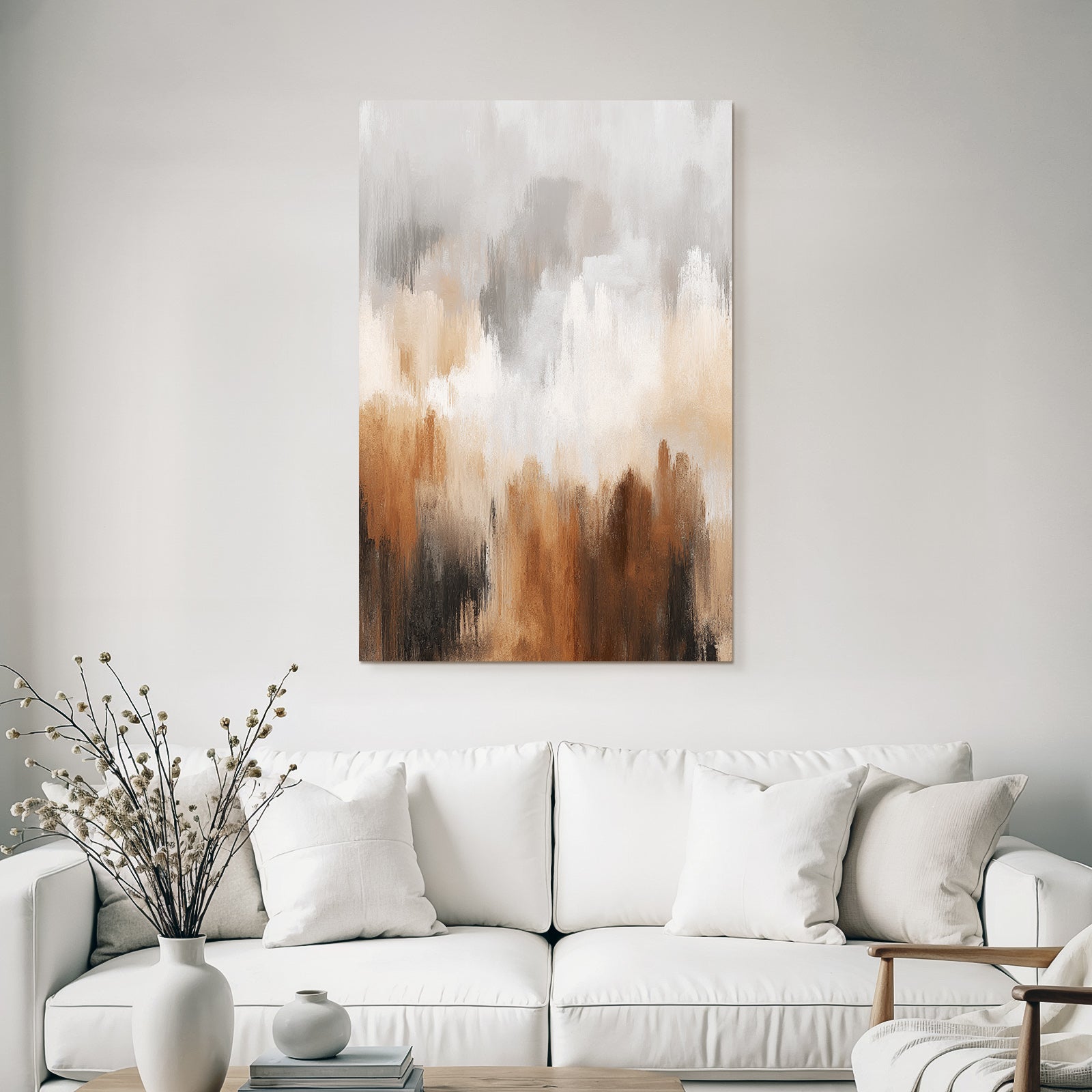 Abstract Image With Neutral And Earthy Tones