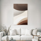 Abstract Design Waveforms Earth Tones