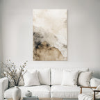 Abstract Design Soft Colors Beige Brown Gray