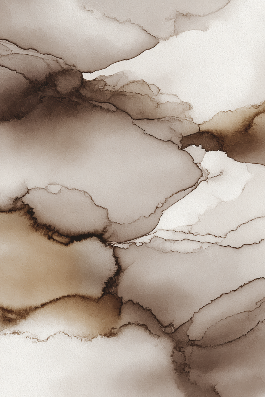 Abstraktes Wasserfarben Design Braun Und Creme Hintergrund | Japandi | Einrichtungsstile