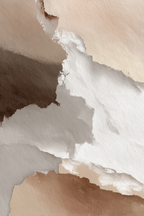 Abstraktes Wasserfarben Design In Beige Braun Und Weiss | Japandi | Einrichtungsstile