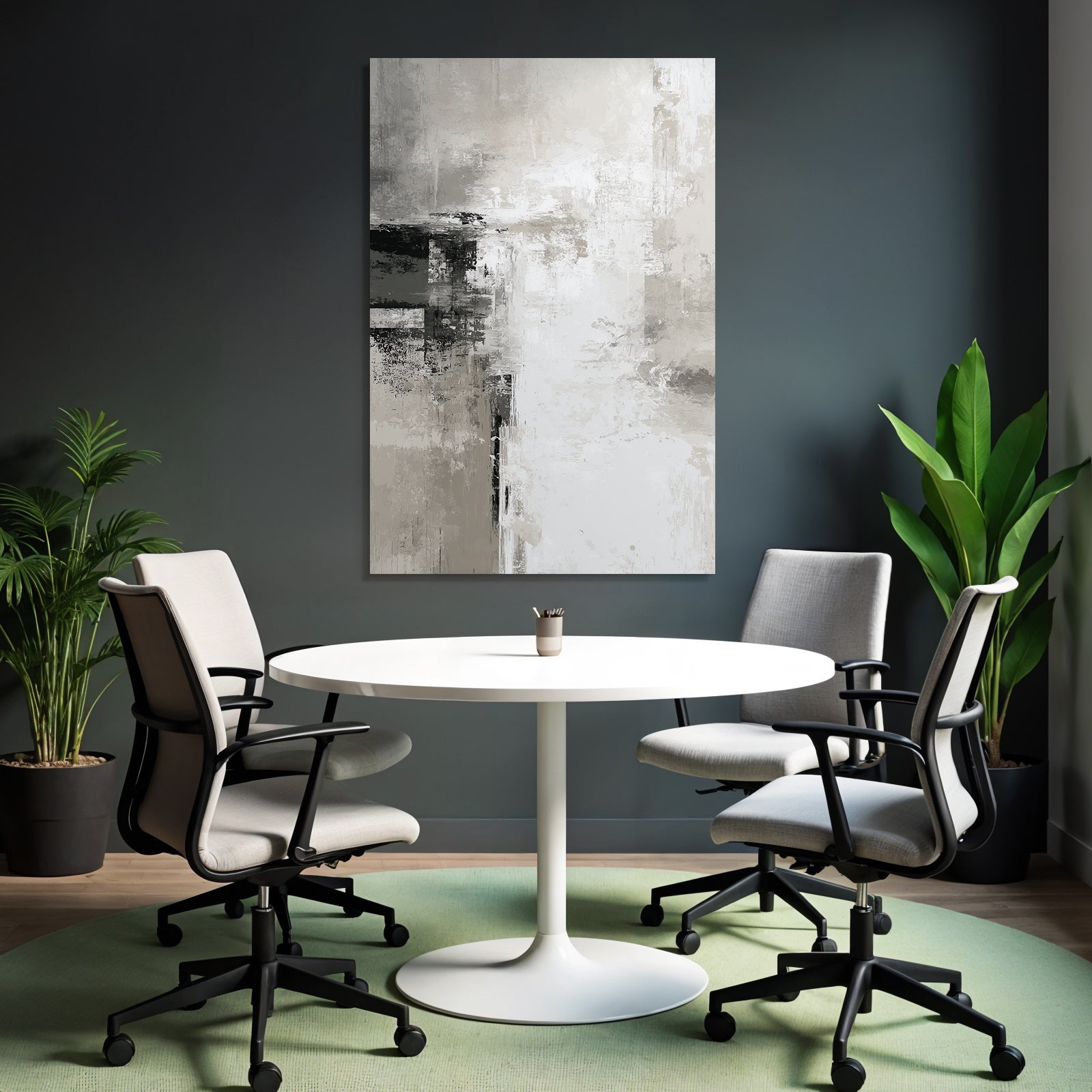 Abstraktes Werk Neutral Toene Texturen