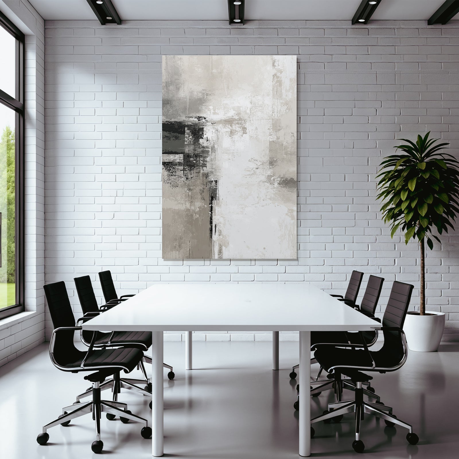 Abstraktes Werk Neutral Toene Texturen