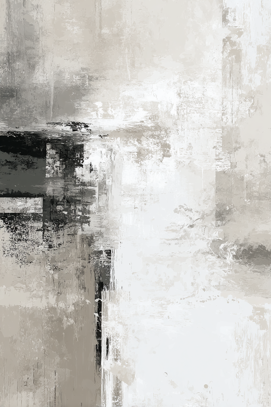Abstraktes Werk Neutral Toene Texturen | Japandi | Einrichtungsstile