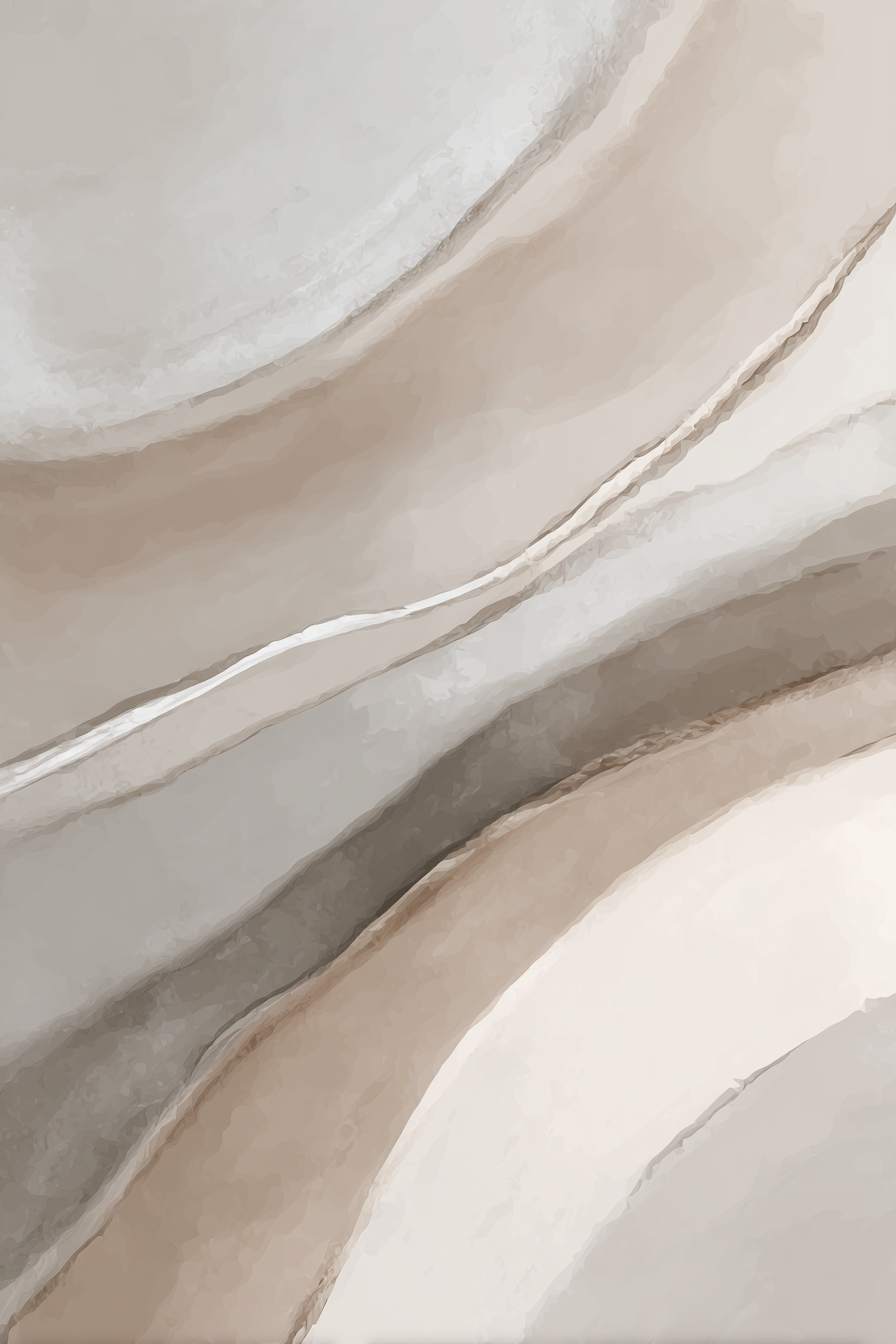 Abstraktesdesign Sanftekurven Neutrale Farben | Japandi | Einrichtungsstile