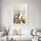 Artistic Vases Plants Flowers Minimalistic Arrangement Aspect Ratio