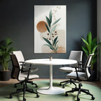 Botanical Graphic Design Neutral Earthy Tones Aspect Ratio