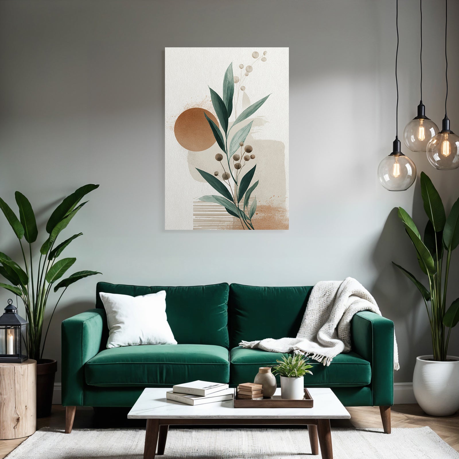 Botanical Graphic Design Neutral Earthy Tones Aspect Ratio