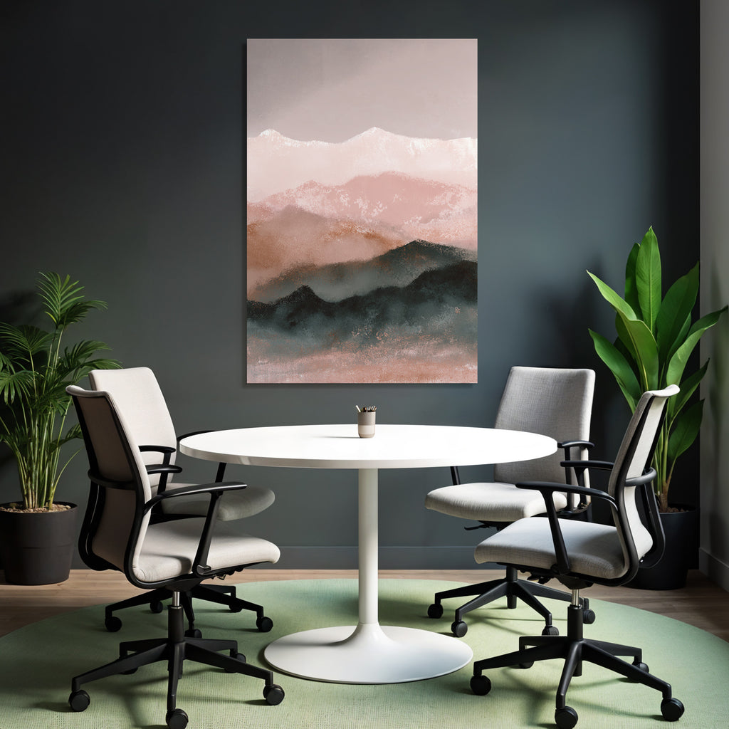 Gelandchaft Der Landschaft Mit Softpastellfarben