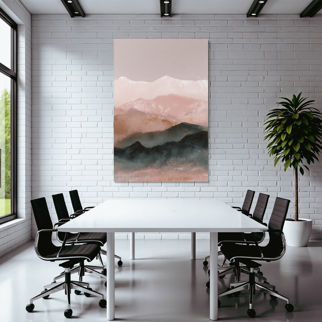 Gelandchaft Der Landschaft Mit Softpastellfarben