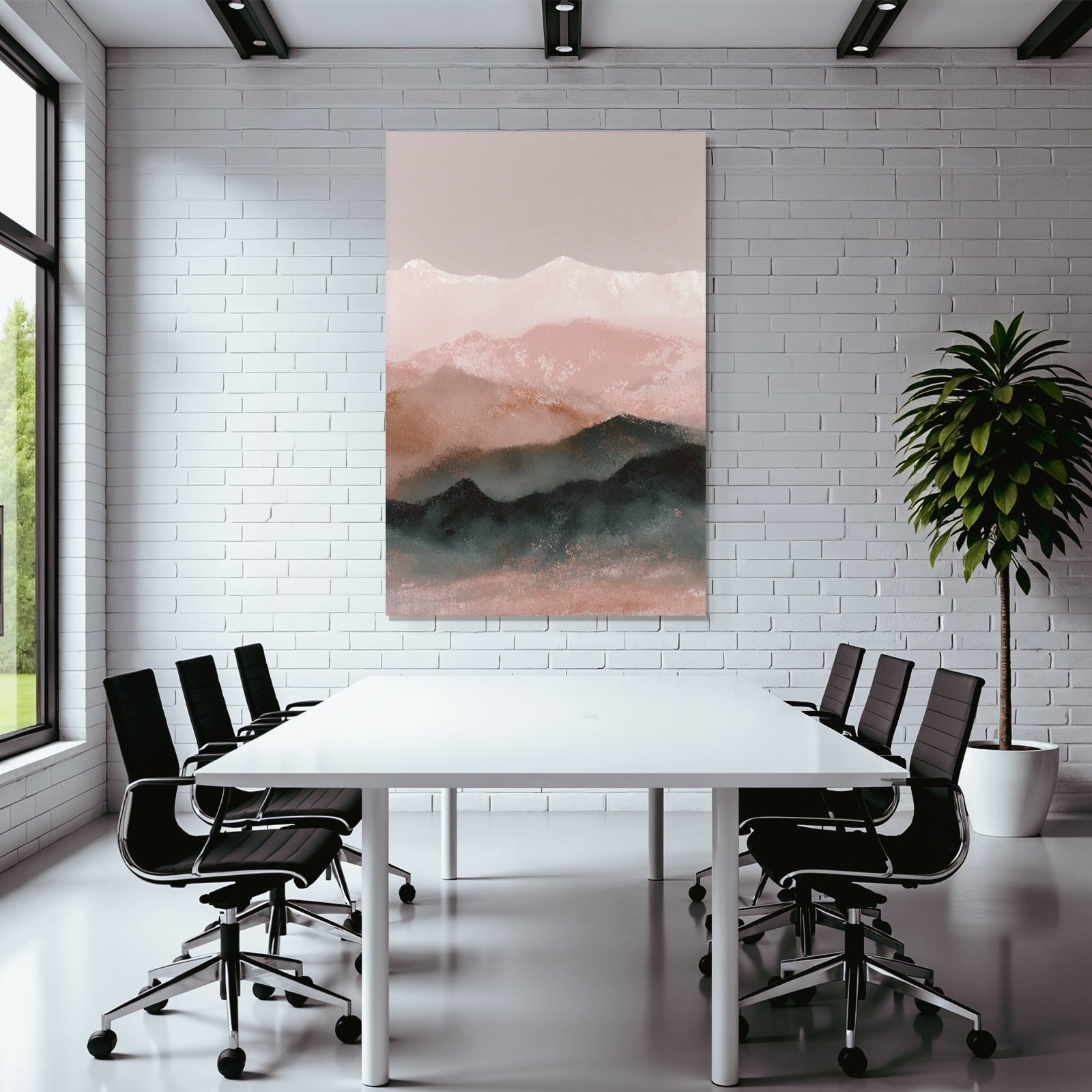 Gelandchaft Der Landschaft Mit Softpastellfarben