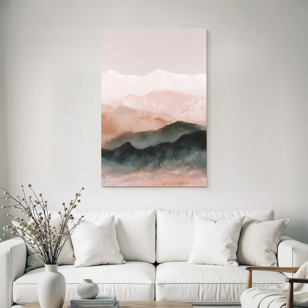 Gelandchaft Der Landschaft Mit Softpastellfarben
