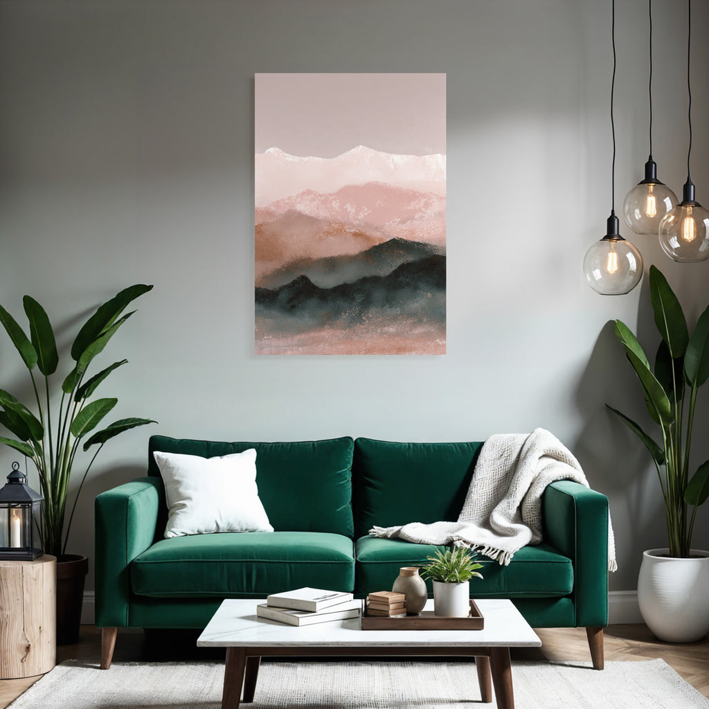 Gelandchaft Der Landschaft Mit Softpastellfarben
