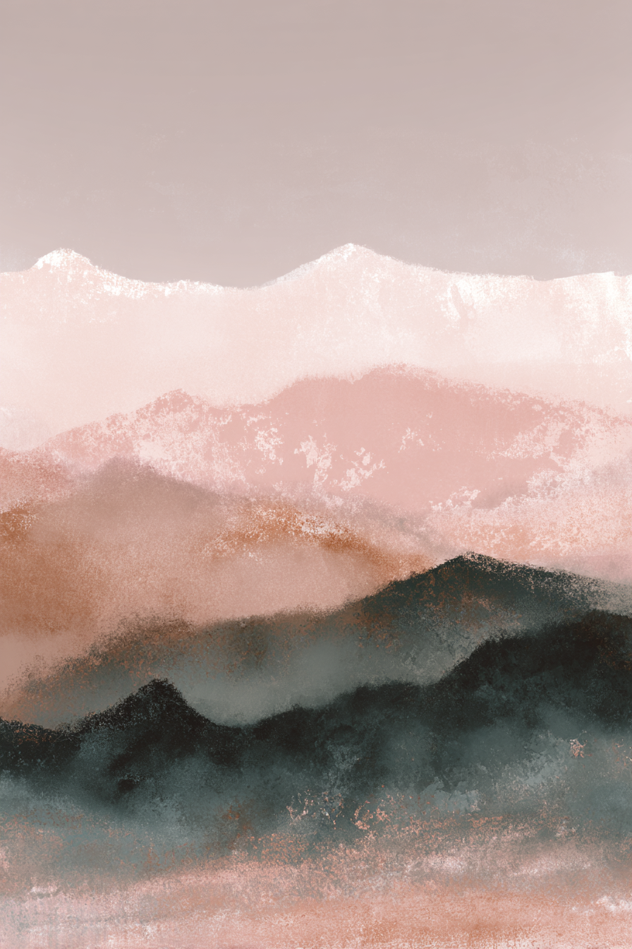 Gelandchaft Der Landschaft Mit Softpastellfarben | Japandi | Einrichtungsstile