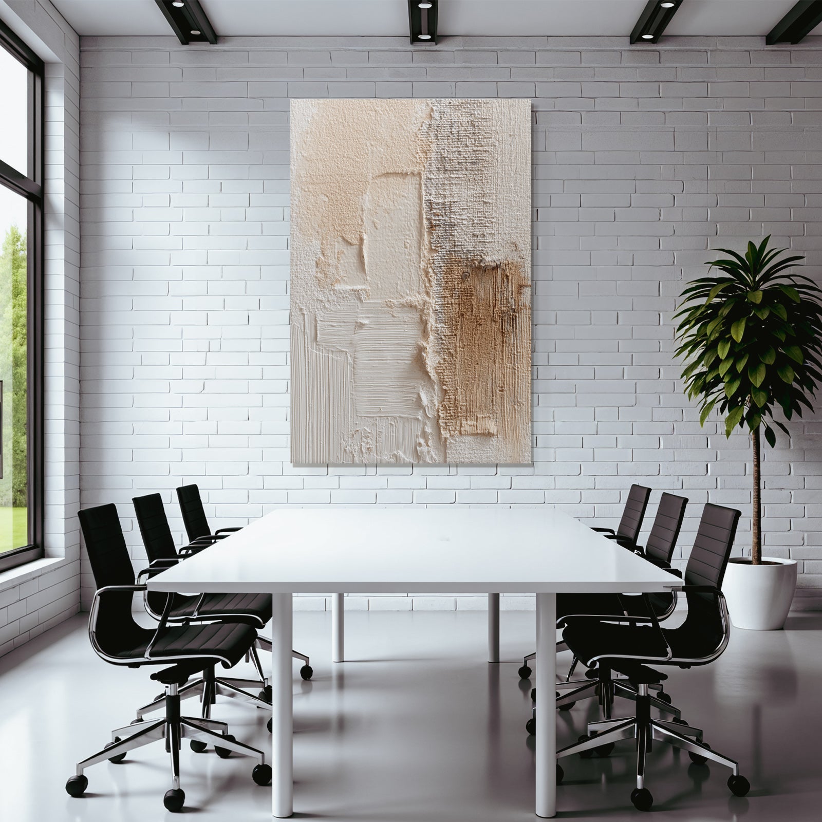 Strukturierte Oberflaeche Beige Weiss Schichten