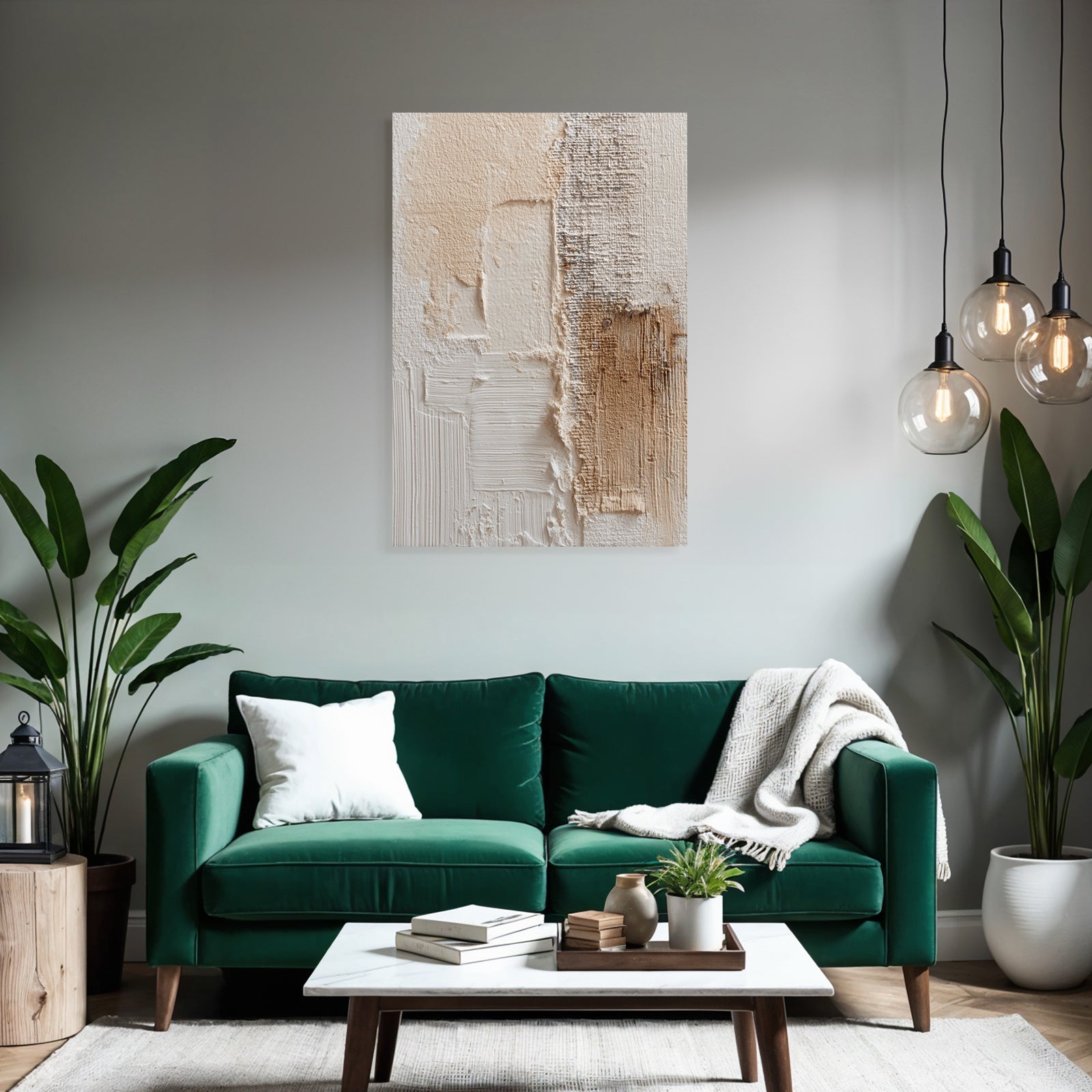 Strukturierte Oberflaeche Beige Weiss Schichten