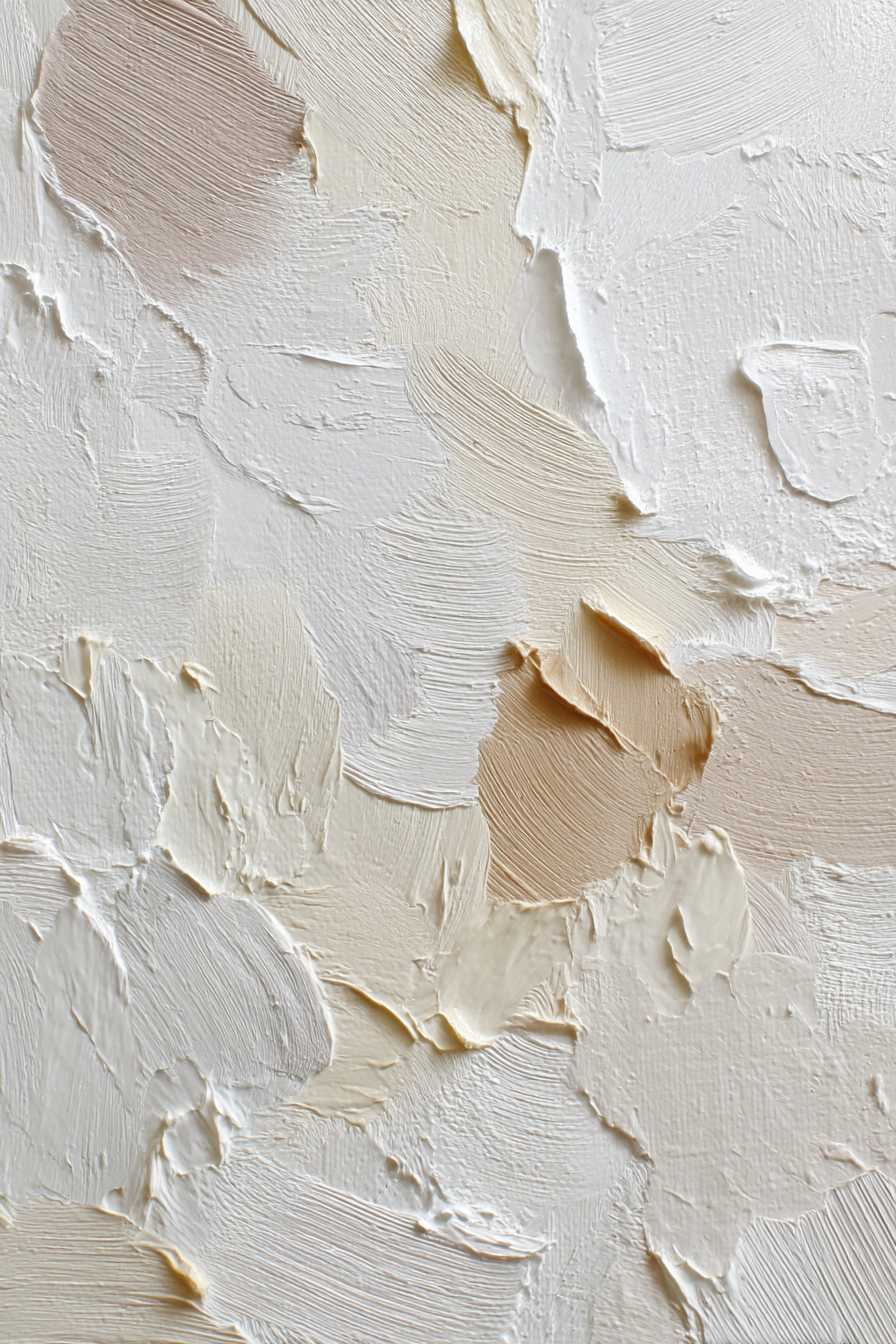 Textured Paint Layers Neutral Tones Close Up Surface | Japandi | Einrichtungsstile