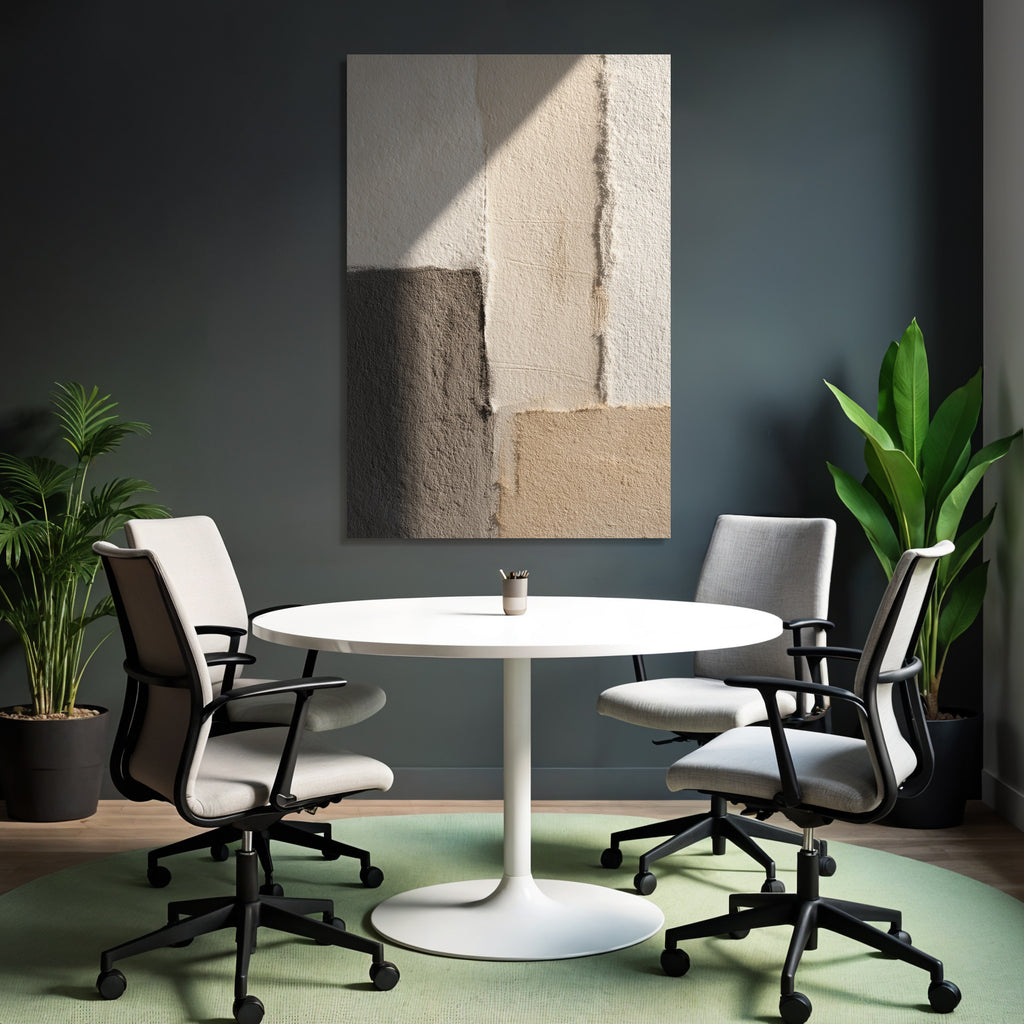 Texturierte Wand Mit Bunten Abschnitten Farbpalette Designkonzept