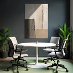 Texturierte Wand Mit Bunten Abschnitten Farbpalette Designkonzept