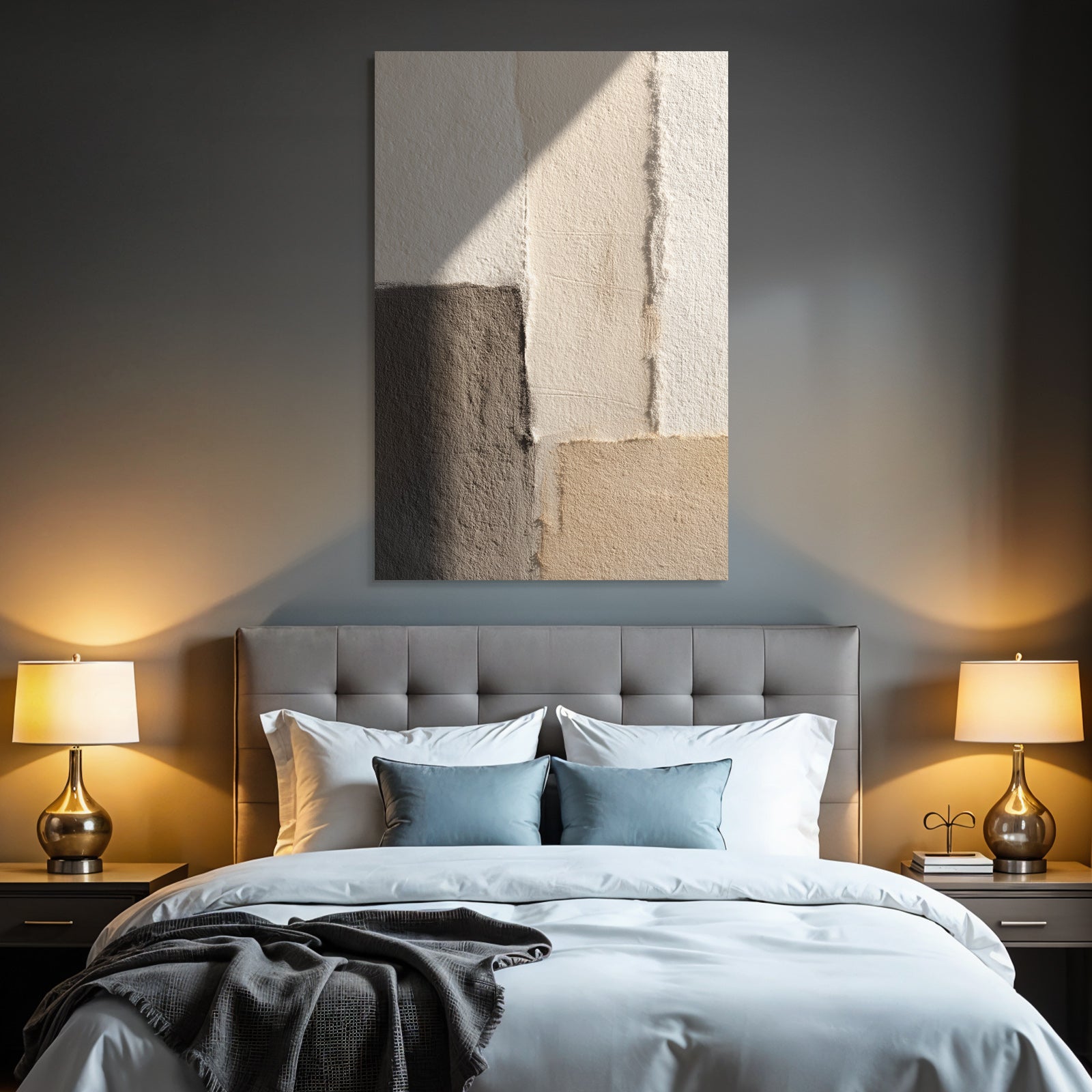 Texturierte Wand Mit Bunten Abschnitten Farbpalette Designkonzept