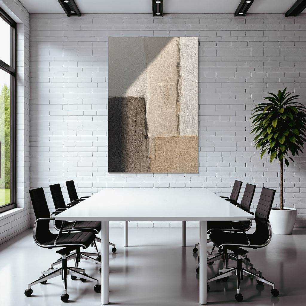 Texturierte Wand Mit Bunten Abschnitten Farbpalette Designkonzept