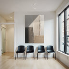 Texturierte Wand Mit Bunten Abschnitten Farbpalette Designkonzept