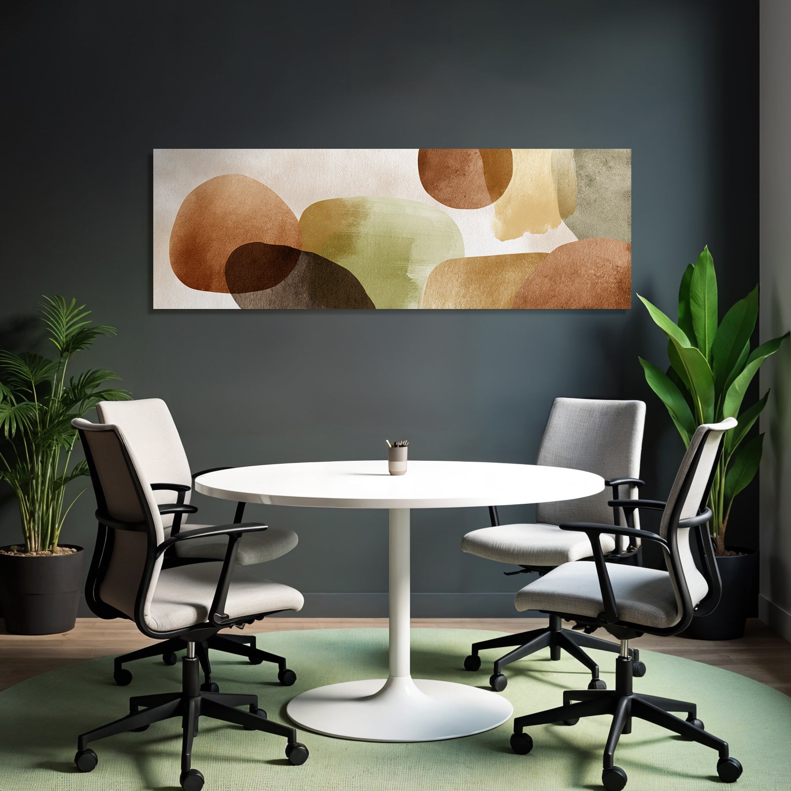 Abstract Design Earthy Tones Shapes Textures