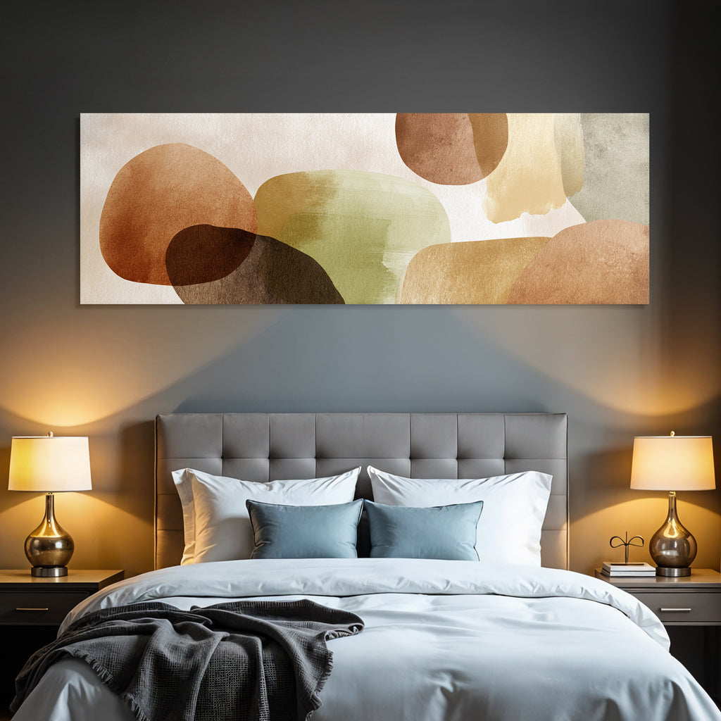 Abstract Design Earthy Tones Shapes Textures
