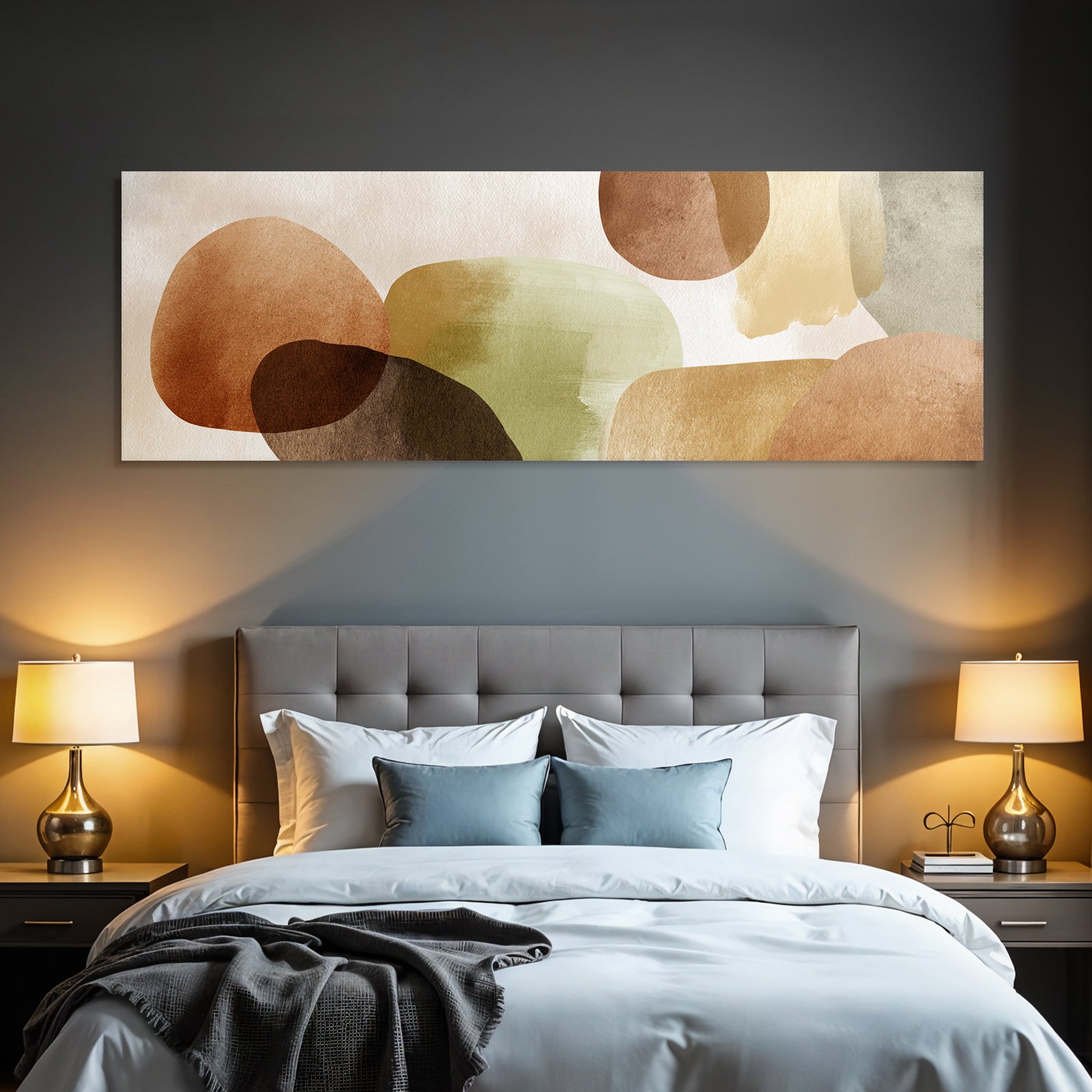 Abstract Design Earthy Tones Shapes Textures