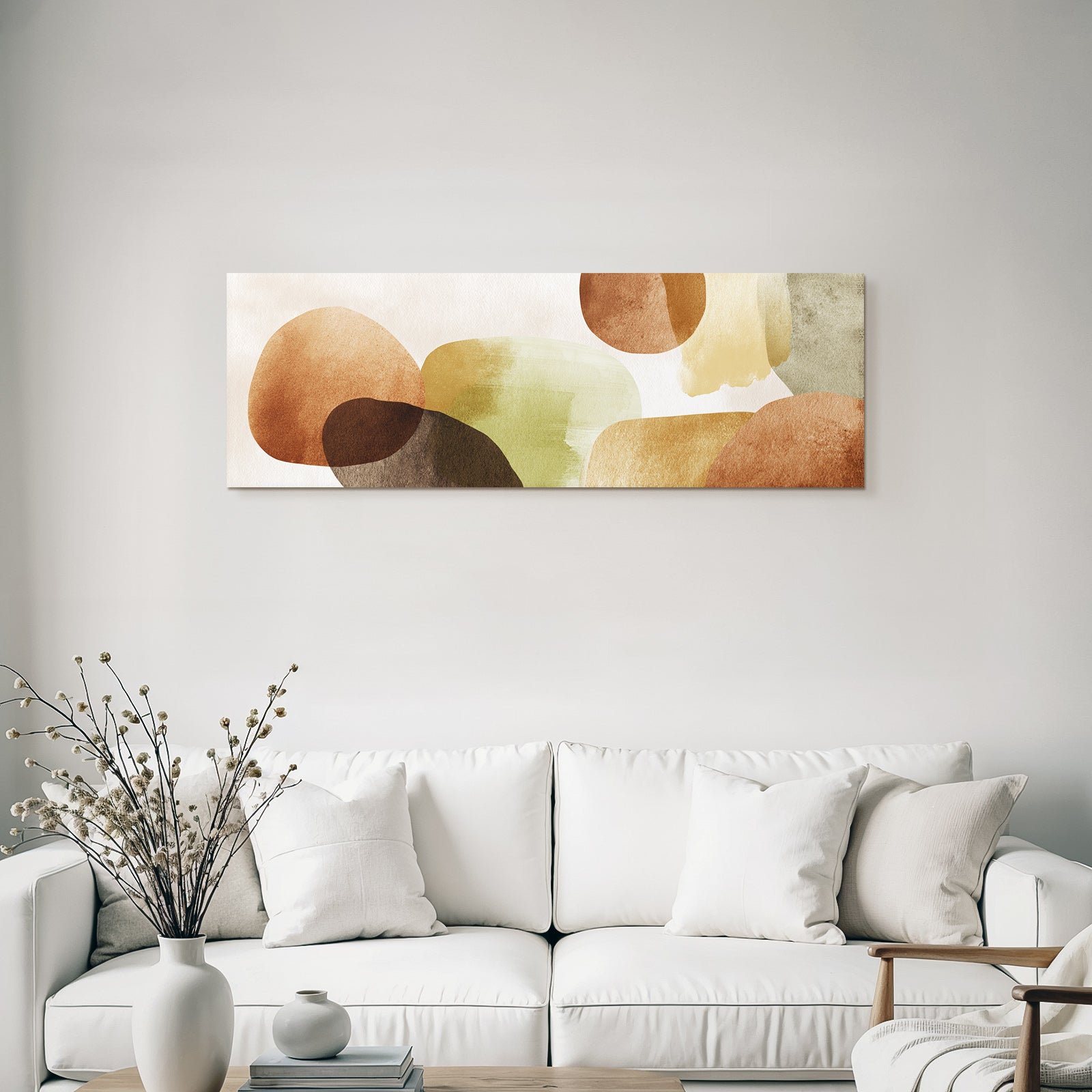 Abstract Design Earthy Tones Shapes Textures