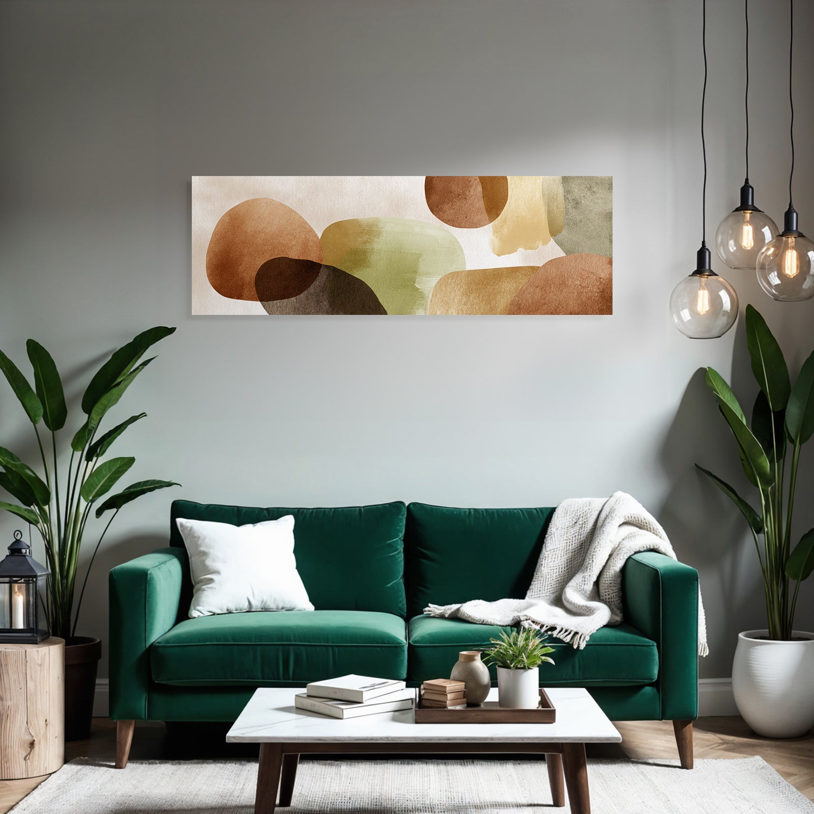 Abstract Design Earthy Tones Shapes Textures