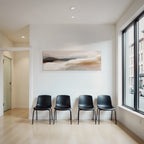 Abstract Painting Soft Colors Natural Shapes