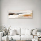 Abstract Painting Soft Colors Natural Shapes