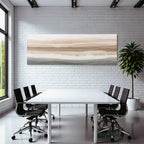 Abstracte Artwork In Erdtoenen