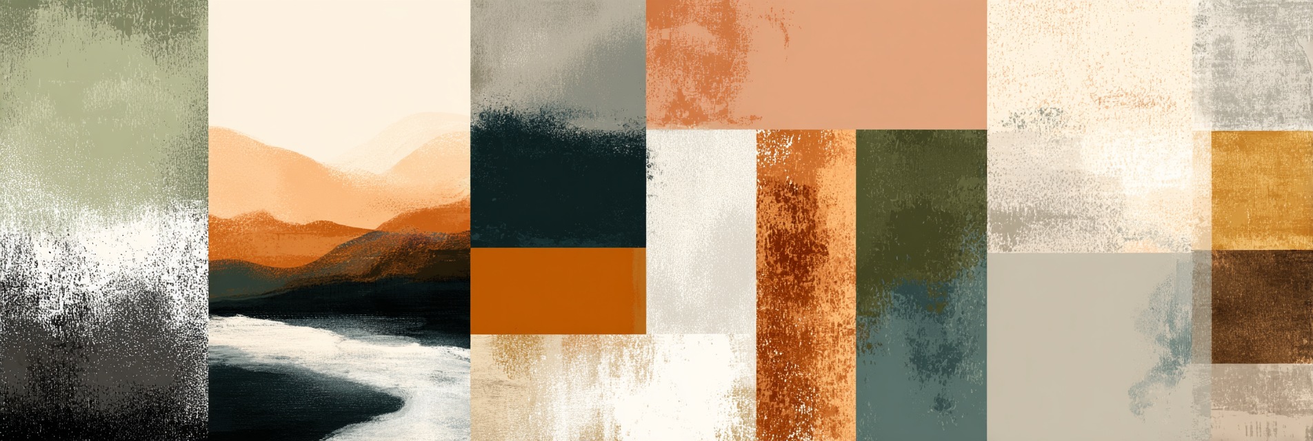 Abstracte Design Farben Texturen Digitales Kunstwerk | Japandi | Einrichtungsstile