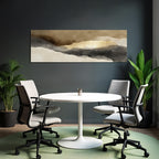 Abstrakte Aquarellgestaltung Erdige Farben