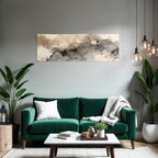 Abstrakte Aquarellmalerei In Warmen Farben