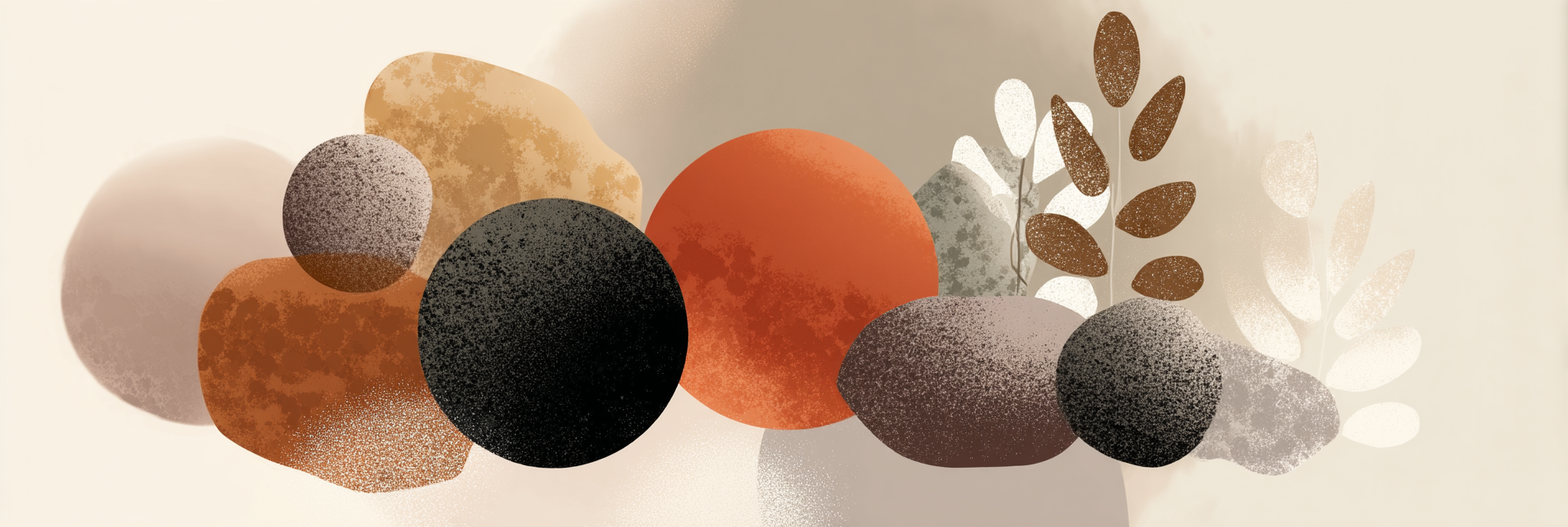 Abstrakte Illustration Minimalismus Moderne Design | Japandi | Einrichtungsstile