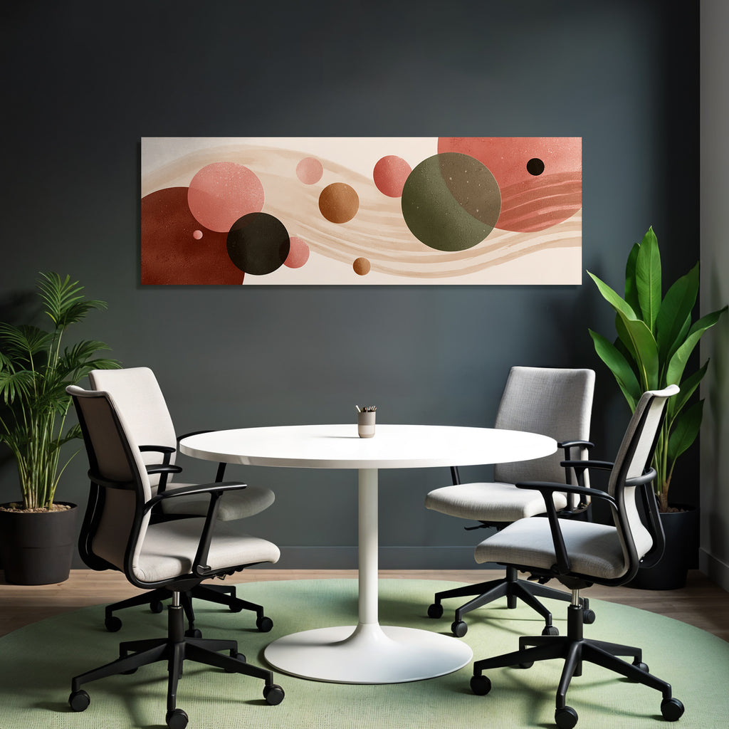 Abstrakte Illustration Verschiedene Kreise Farben Hintergrund