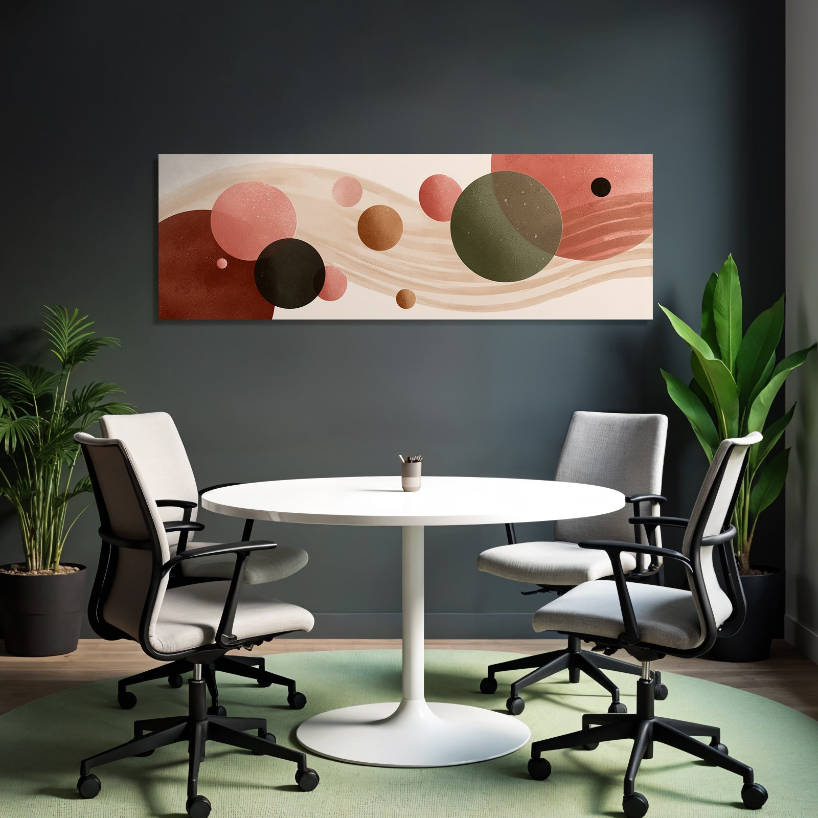 Abstrakte Illustration Verschiedene Kreise Farben Hintergrund